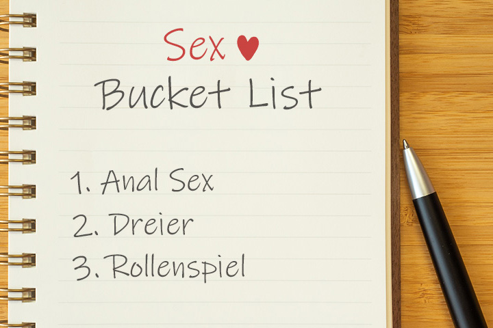 Sex Bucket Liste Notizbuch